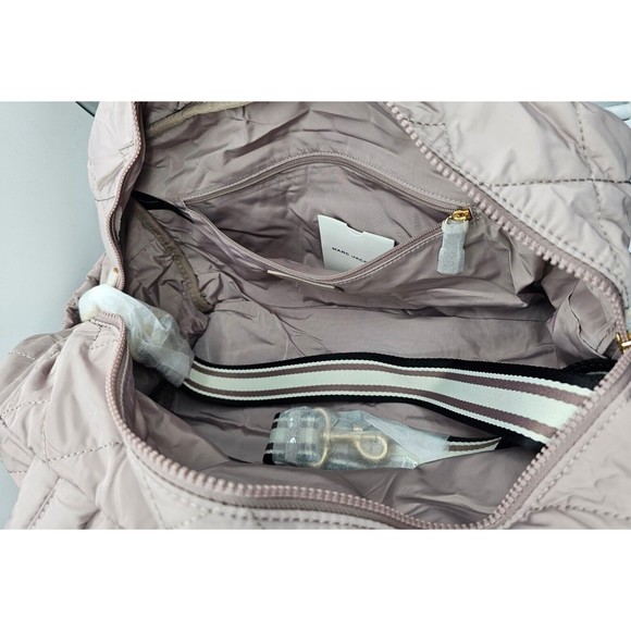 Marc Jacobs Quilted Nylon Medium Weekender Travel Bag Bark New ML2306870 - Picture 10 of 16